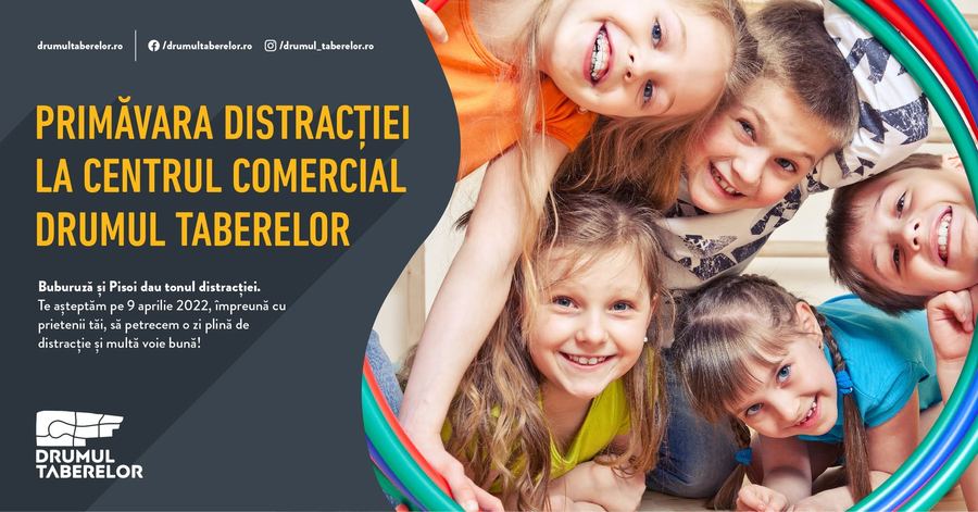 Afiș Primăvara distracției la Drumul Taberelor